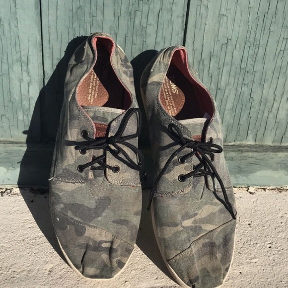 TOMS Camouflage Rover Slip On Lace Up Heritage Canvas Sneakers Shoes Men’s 14 main image 6